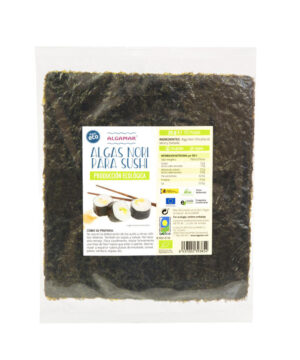 Alga nori para sushi Bio 10x25g Algamar