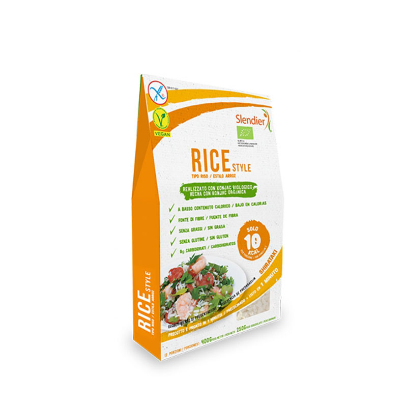 Arroz sin gluten konjac bio 400 g Slendier