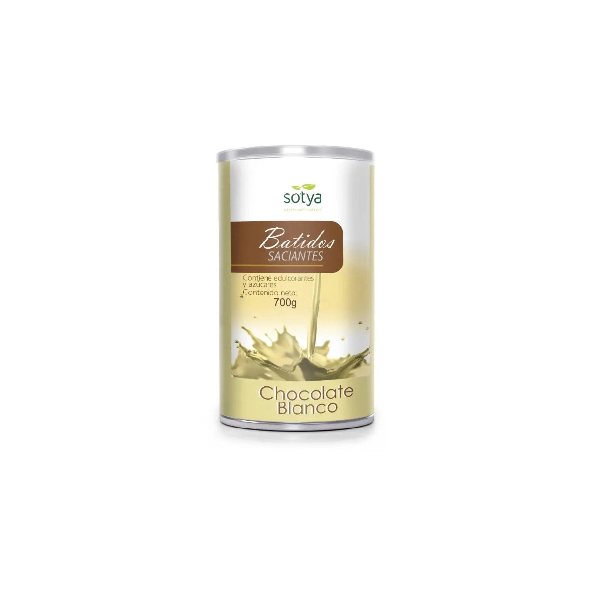 Batido saciante de chocolate blanco 700g Sotya