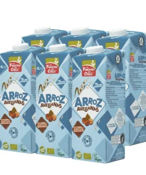 Bebida de arroz con avellanas bio 6x1L La Finestra
