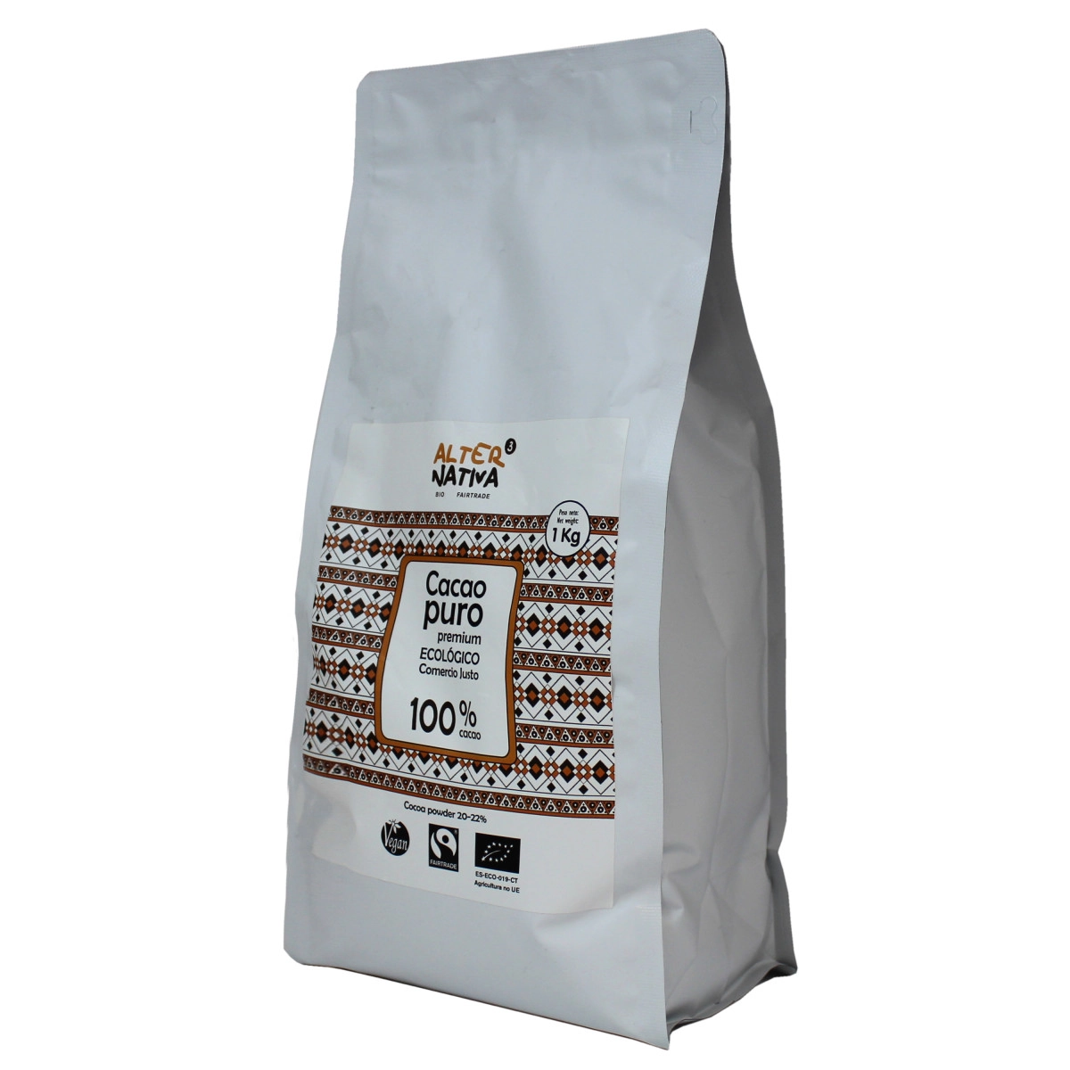 Cacao puro premiun MG.21% bio 1kg Alternativa 3