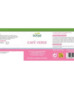 Cafe verde 600mg 90 capsulas Sotya