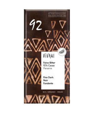 Chocolate negro 92% bio 80g Vivani