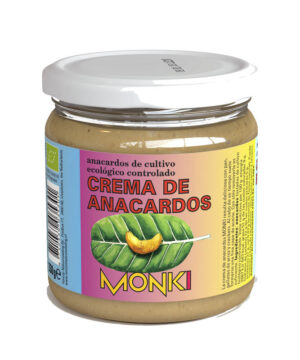 Crema anacardos bio 330g Monki