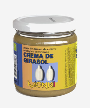 Crema de pipas de girasol bio 330g Monki