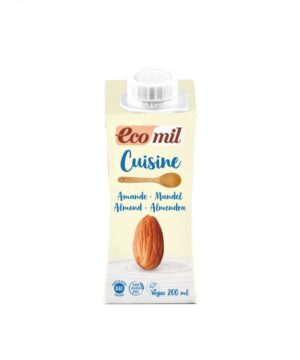 Crema para cocinar de almendra cuisine Bio 200ml Ecomil