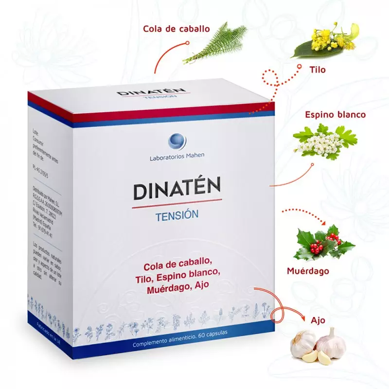 Dinaten 1 (tension) 60 capsulas Mahen - Imagen 2