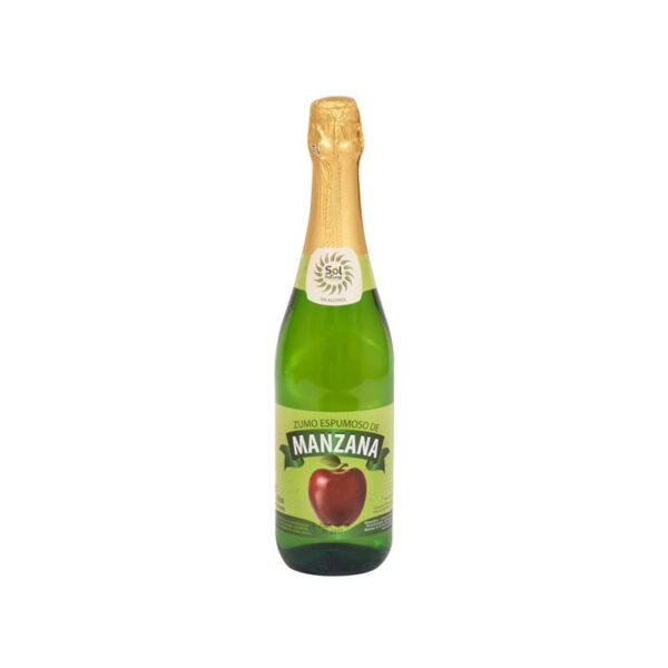 Espumoso manzana sin alcohol 750 ml Sol Natural