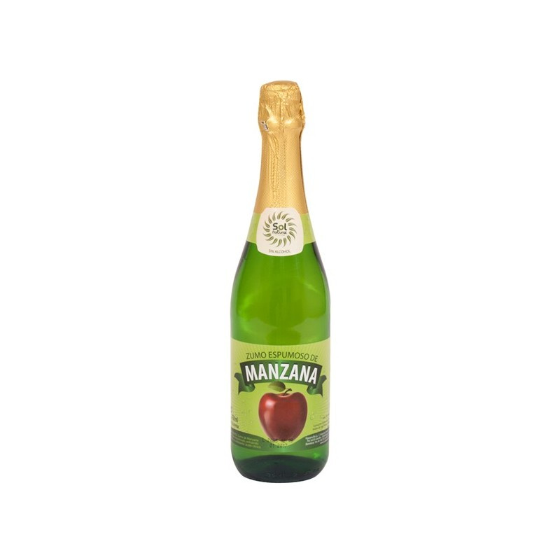 Espumoso manzana sin alcohol 750 ml Sol Natural