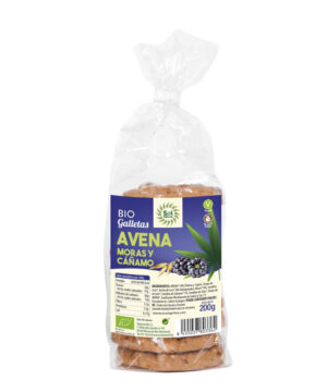 Galletas de Avena Moras y Cañamo bio 200 g Sol Natural