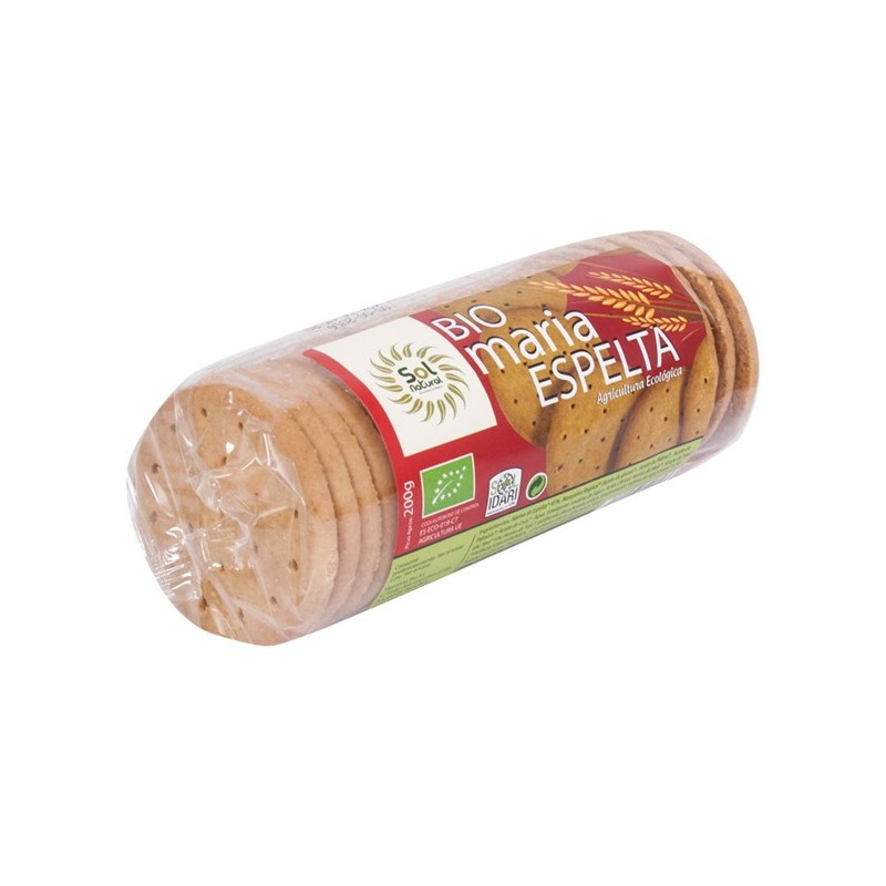Galletas marías de espelta bio 200 g Sol Natural