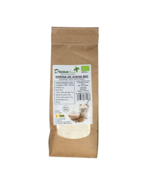 Harina de Avena integral sin Gluten Bio 400g Dream Food