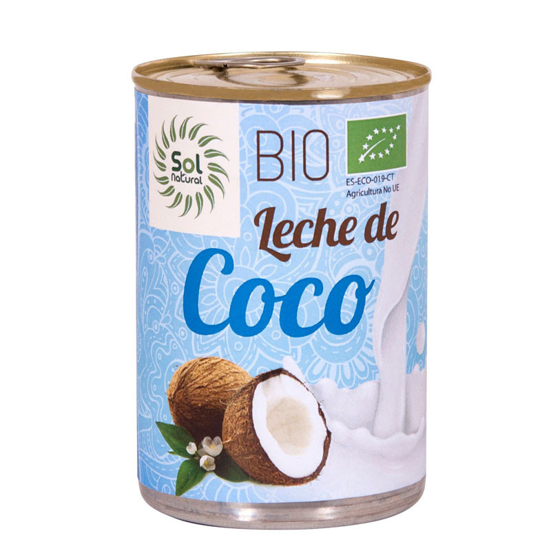 Leche de coco cuisine lata 400ml Sol Natural