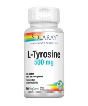 L-Tirosina 500mg 50vcaps Solaray