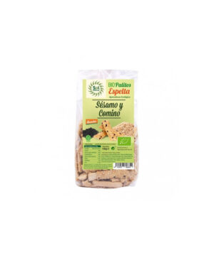 Palitos de Espelta con Sesamo y Comino bio 150 g Sol Natural