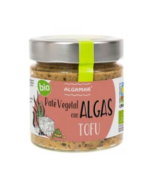 Pate vegetal con algas y tofu Bio 180g Algamar