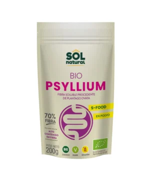 Psyllium en polvo s/gluten Bio 200g Sol Natural