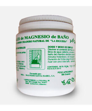 Sales de magnesio bote de 500 g Santa Isabel
