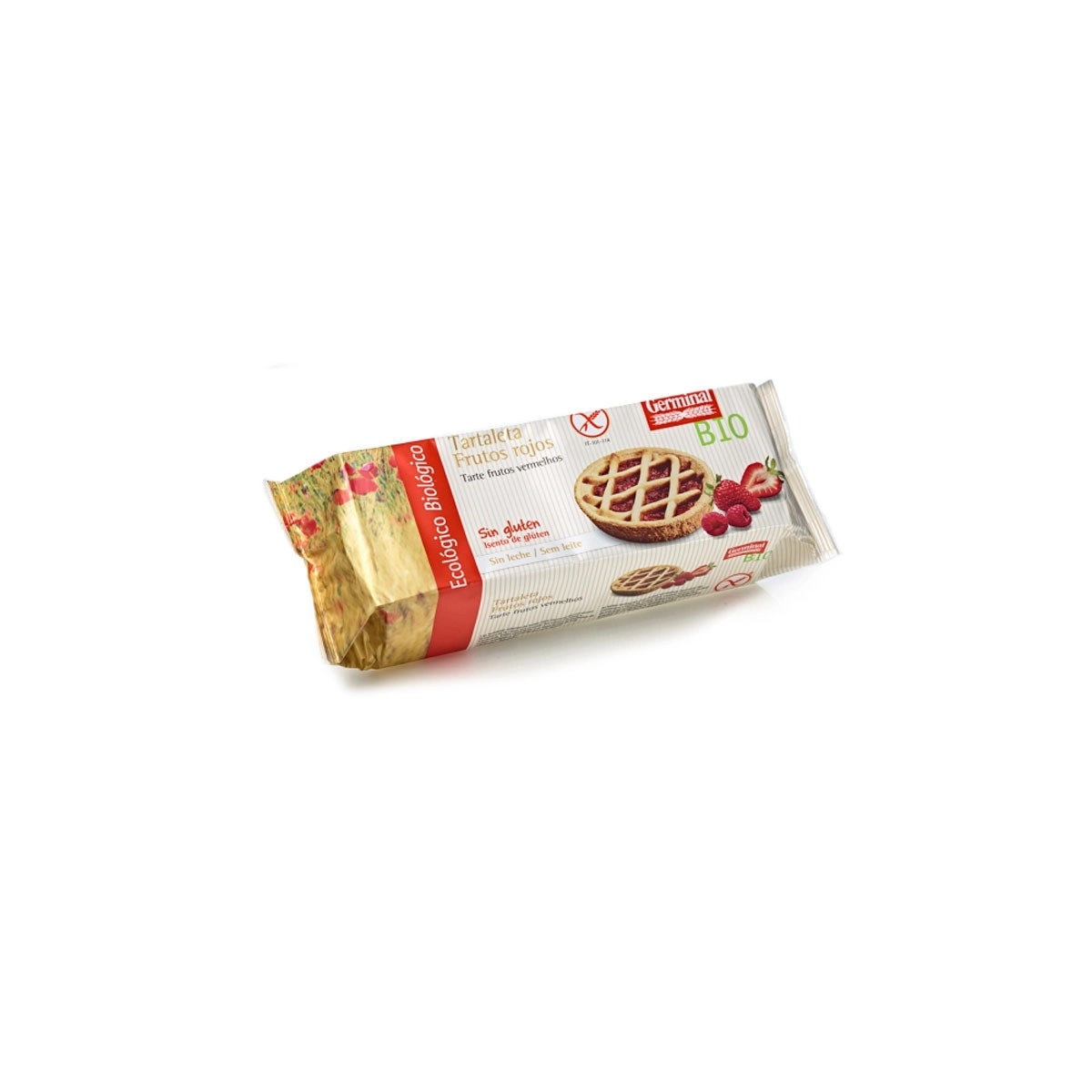 Tartaleta de frutos rojos bio sin gluten 200 g Germinal