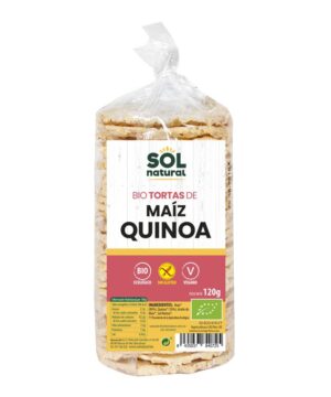Tortas de maiz con quinoa s/g Bio 120g Sol Natural