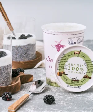 Kefir de cabra 12+2 con probioticos Bio 420g Santa Gadea