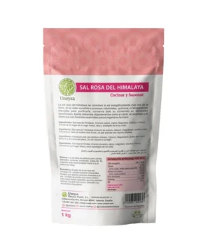 Sal rosa del Himalaya gruesa 1kg Uneysa - Imagen 2