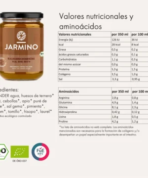 Caldo de Huesos de Ternera Lechal BIO 350ml Jarmino - Imagen 2