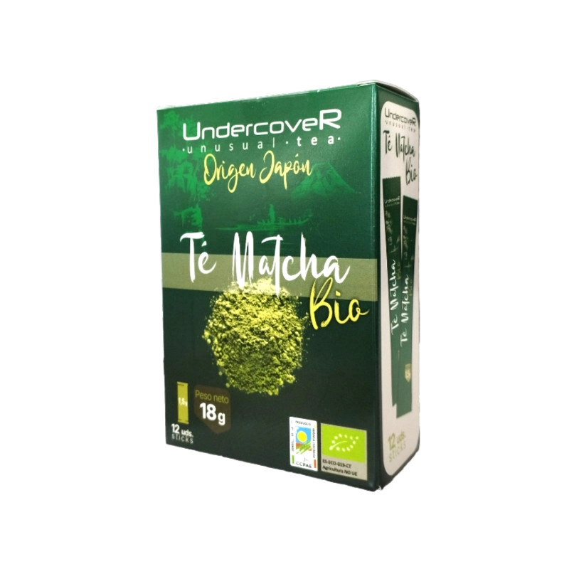 Te Matcha origen Japon Bio 12 Sticks x 1,5g Undercover