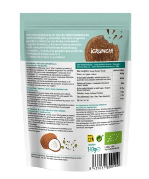 Granola crunchy de Coco con Semillas Bio 140g Sol Natural