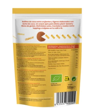 Rolls de Coco crujientes Bio 100g Sol Natural